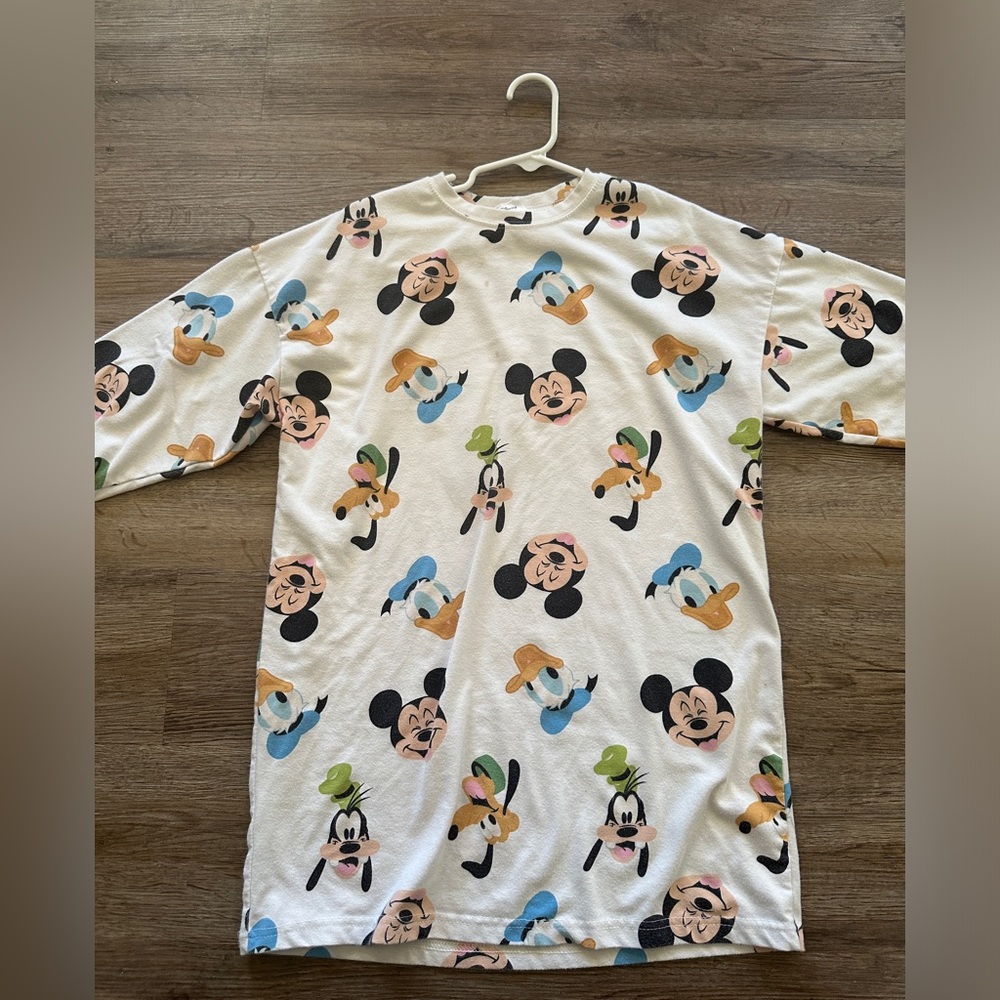 June and Grey Mickey and Friends Tee-Shirt Dress